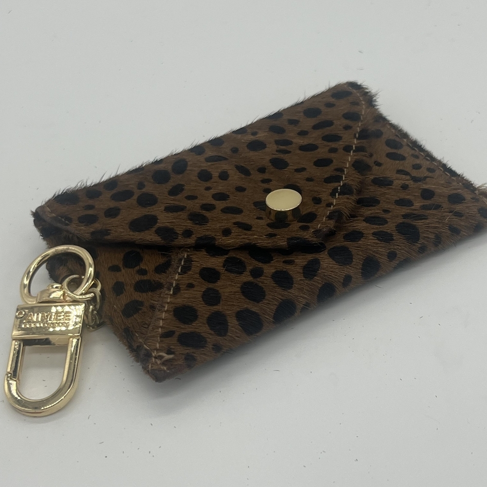 Aimee Kestenberg Leather Keyring Card Holder used